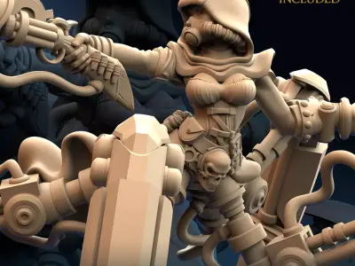 Destroyers Valkyries of the Crucible B 3D print model