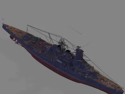 IJN Kongo 3D model