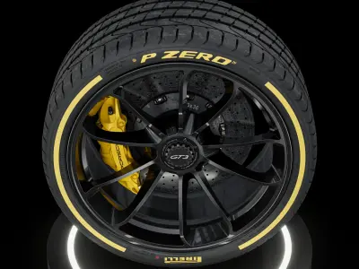 Pirelli PZ3 255 30 ZR20 3D model