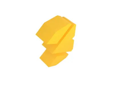 Sci-Fi Number 3 v1 006 Low-poly 3D model