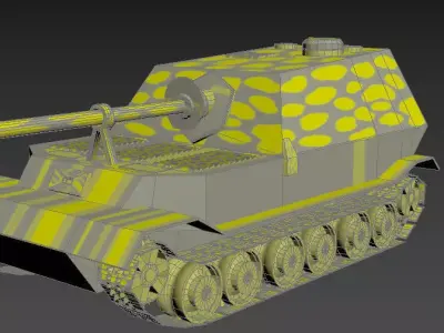 Ferdinand tank 3D model
