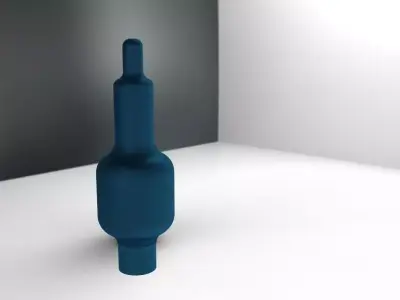 plug bottle on table Free 3D model