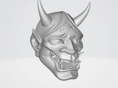 Samurai Mask 7 3D model