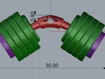 Pendant 3D print model 37