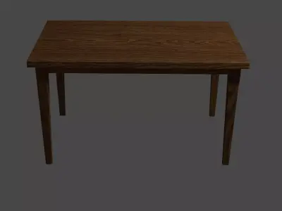 3D table Free 3D model