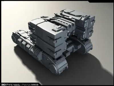 MK6-Missiles Launcher 3D Print 3D print model