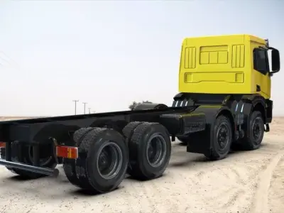 Iveco Truck  Low-poly 3D model