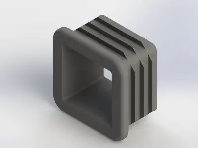 Set of plugs Low-poly 3D model