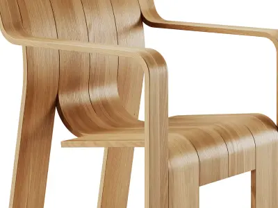 Strip chair by Gijs Bakker Castelijn 3D model