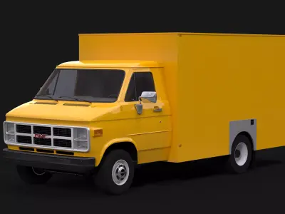 GMC Vandura Box Van 3D model