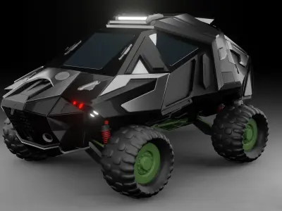 Truck SUV concept model 3D model