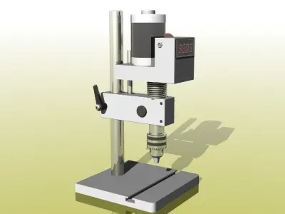 Mini Drill 3D model