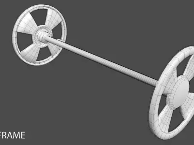 Metal Wheel 2 3D model