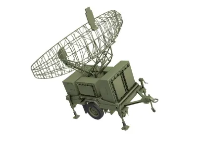 AN MPQ-50 - PAR Radar 3D model