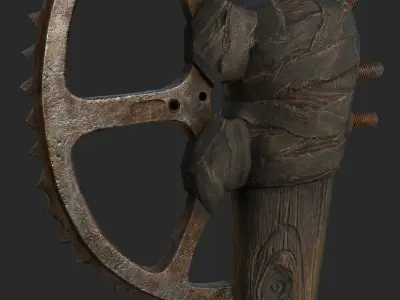 Melee weapon Low-poly 3D model buy