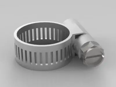 Pair of Clamps Free 3D model