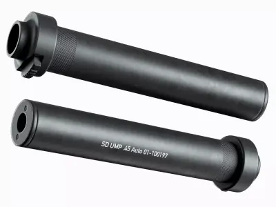 Silencer UMP 45 Supressor Tactical Low-poly 3D model