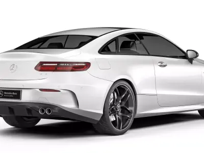 Mercedes-Benz E53 AMG Coupe 2021 3D model