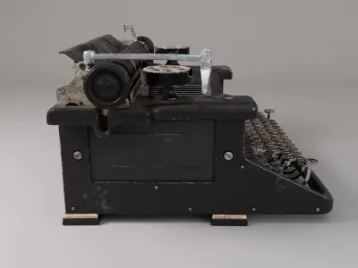Typewriter 3D model