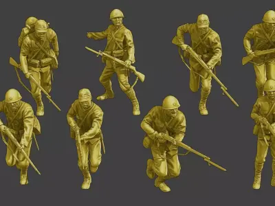 Japanese soldiers ww2 J2 Pack1