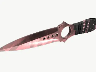 Skeleton Knifes Set 3D model