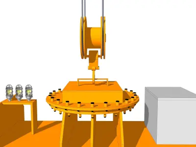 Coil Crane Cano 3D model