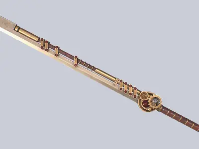 Steampunk blade collection 3D Model Pack