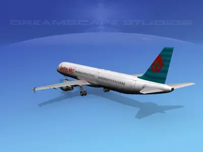 Airbus A321 America West  3D model