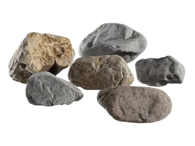  Assorted River Stone Models Collection 