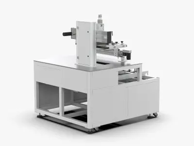 Automatic Screen Printing Equipment 3D model