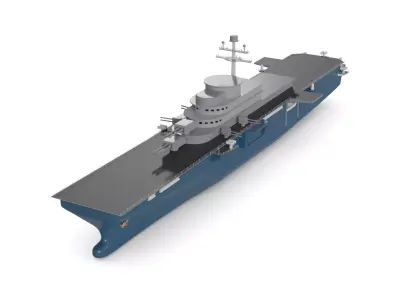 Assault Ship 3D model from CGTrader
