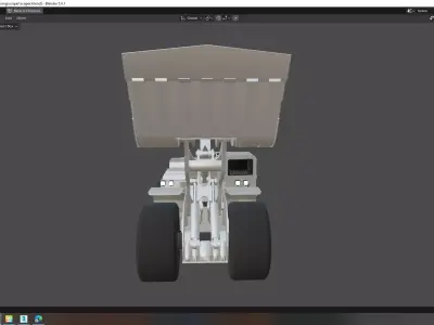 Articulated Load Haul Dump Low-poly 3D model