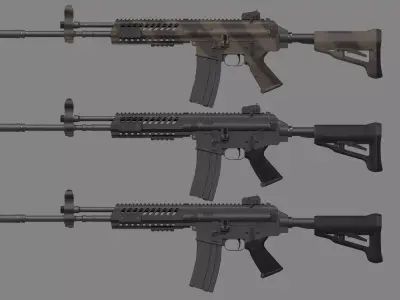 SNT Motiv K2C1 Low-poly 3D model