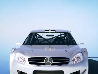 Mercedes Benz C Class Touring Race 2018 Low-poly 3D model