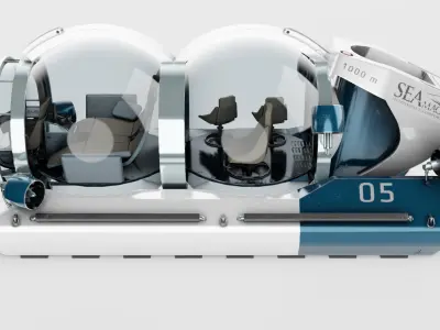 Aurora Mini Submarine 3D model