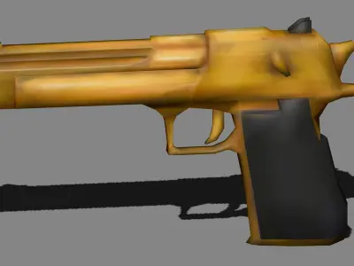 Desert Eagle Gun Low-poly 3D model buy