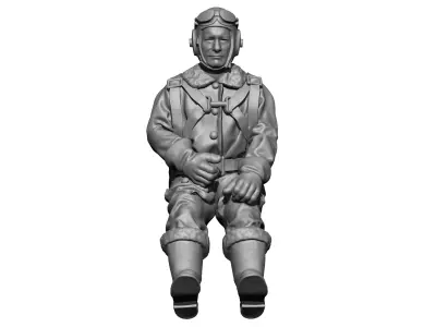 Soviet Pilot  3D print model