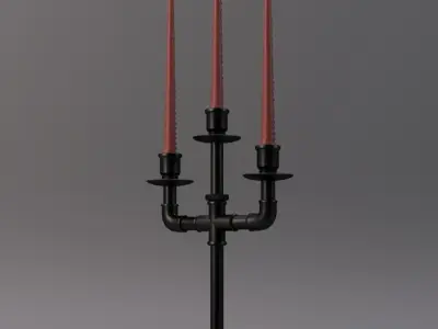 Candlestick LOFT 3D model