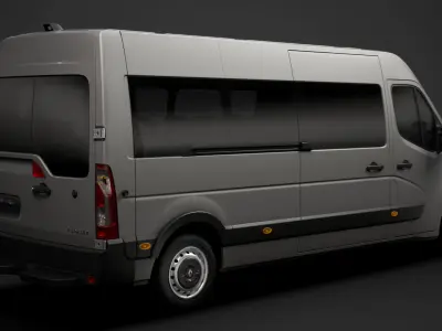 Renault Master L3H2 Minibus 2020 3D model