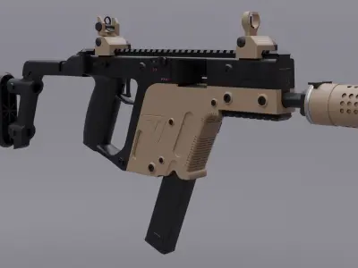 Kriss Vector Free 3D model purchase