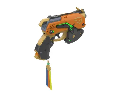 DVa Blaster Palaquin Skin - Overwatch - Commercial - STL 3D print model