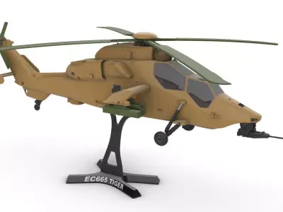 Eurocopter EC665 Tiger - High Detail 3D print model