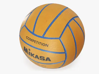 Water Polo Ball Mikasa 3D model