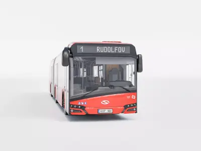 Solaris Urbino 18 IV bus 3D model