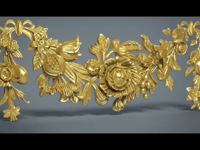 Swag Onlay  3D print model