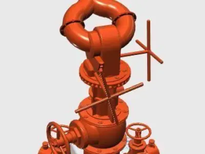 Water Cannon 3D model