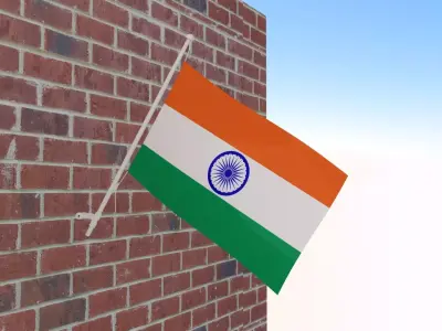 Flag of India 3D model purchase