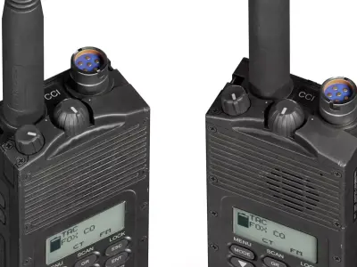 THALES AN PRC 148 RADIO Low-poly 3D model