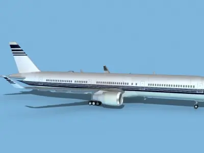 Boeing 767-400 Corporate 1 3D model