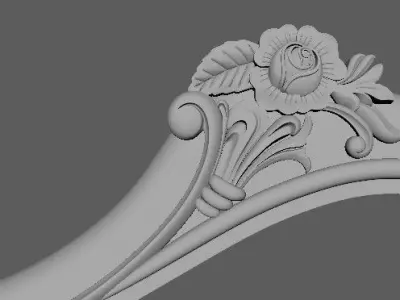 chair ornate 3D model